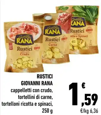 Conad Rana Rustici Cappelletti Crudo 250 G(ml) offerta
