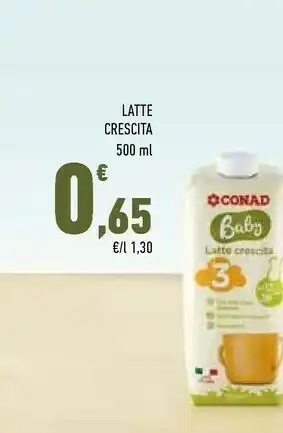 Conad Latte Crescita offerta