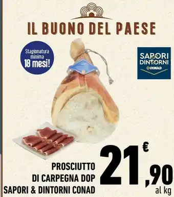 Conad Prosciutto Di Carpegna Dop offerta