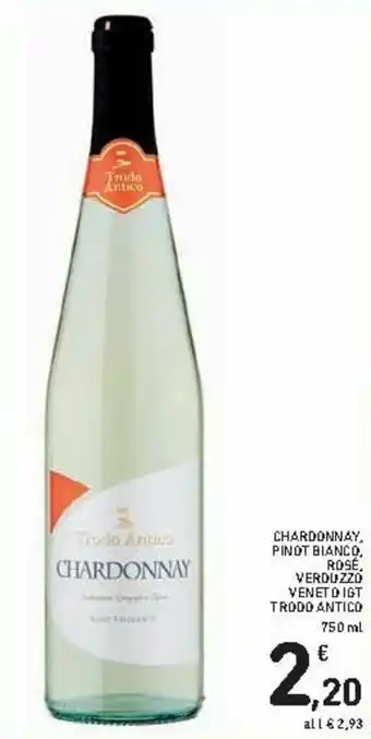 Spazio Conad Trodo Antico Chardonnay, Pinot Bianco, Rose, Verduzzo Veneto IGT 750ml offerta