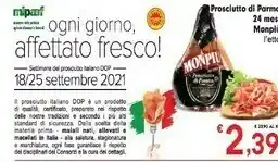 Despar Monpiu Prosciutto Di Parma 24 Mesi offerta