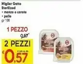 Despar Miglior Gatto Sterilized Manzo A Carote/Pollo offerta