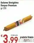 Despar Premium Salame Strolghino