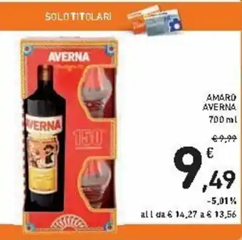 Spazio Conad Averna Amaro 700ml offerta