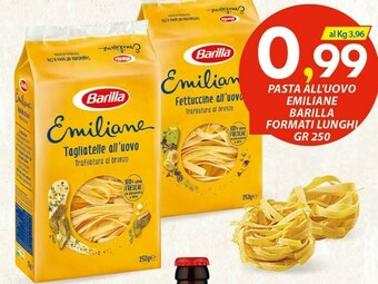 Vivo Supermercati Barilla Pasta All'uvo Emiliane offerta