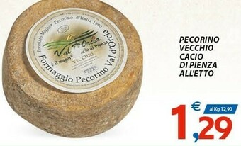 Vivo Supermercati Pienza Pecorino Vecchio Cacio Di offerta
