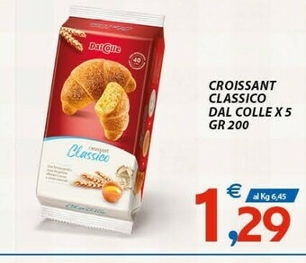 Vivo Supermercati Dal colle Croissant Classico Senza Olio Di Palma offerta