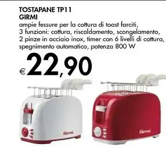 Bennet Girmi Tostapane Tp11 offerta