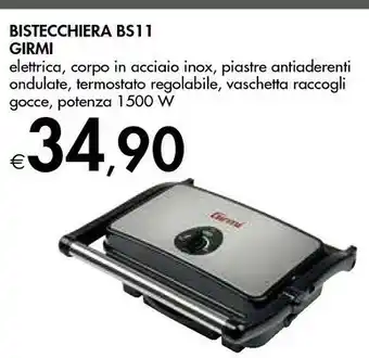 Bennet Girmi Bistecchiera Bs11 offerta
