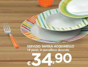 Bennet Servizio Tavola Acquarello offerta