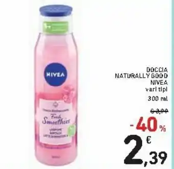 Spazio Conad Nivea Doccia Naturally Good 300ml offerta