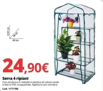 Brico Io Serra 4 ripiani offerta