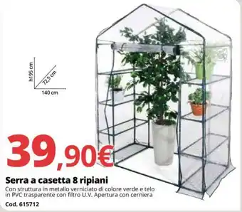 Brico Io Serra a casetta 8 ripiani offerta