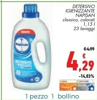 Conad Napisan Detersivo Igienizzante offerta