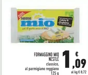 Conad Nestlè Formaggino Mio Con Parmigiano Reggiano 125 G(ml) offerta