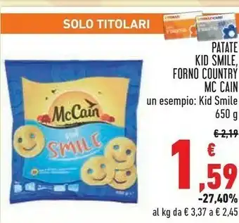 Conad Mccain Patate Forno Country offerta