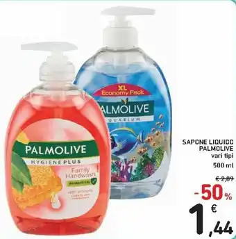 Spazio Conad Palmolive Sapone Liquido 500ml offerta