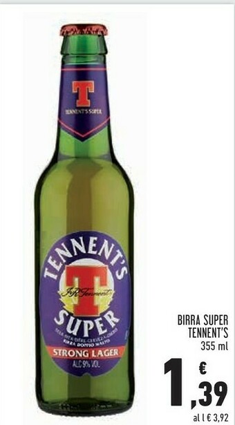 Conad Tennent's Birra Super offerta