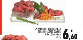 Conad Conad Spezzatino Di Bovino Adulto Percorso Qualità offerta