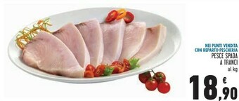 Conad Pesce Spada A Tranci offerta