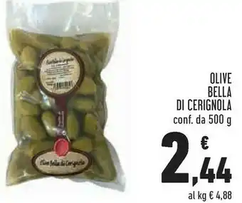 Conad Olive Bella Di Cerignola 500 G offerta