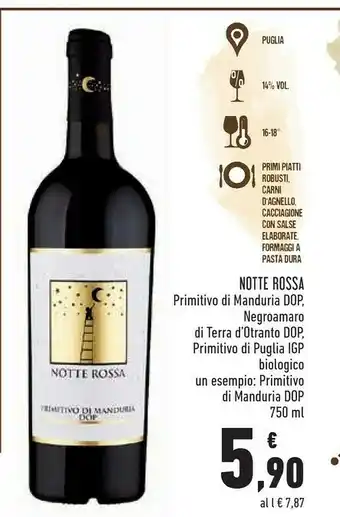 Notte rossa Notte Rosa - Primitivo Di Manduria DOP 750 G(ml)