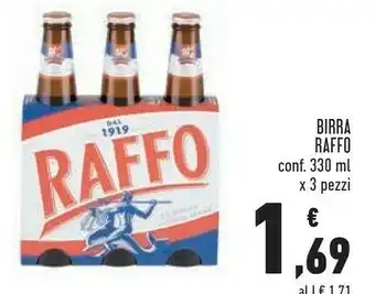 Conad Raffo Birra 330 G(ml) offerta