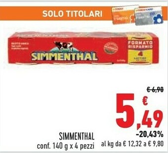 Conad Bolton alimentari spa Simmenthal 140 G(ml) offerta