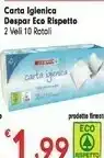 Despar Despar Carta Iglenica Eco Rispetto 2 Veli offerta
