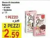 Despar F.lli Rebecchi Valtrebbia - Gocce Pasticcere Di Cioccolato Al Latte offerta