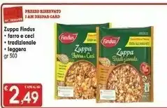 Despar Findus Zuppa Di Farro E Ceci Con Grano Saraceno 500 G(ml) offerta