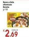 Despar Fratelli Beretta - Bacon Fette Pancetta Affumicata 100 g(ml) offerta