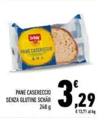 Conad PANE CASERECCIO SENZA GLUTINE SCHÄR 240 g offerta