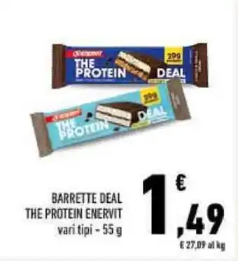 BARRETTE DEAL THE PROTEIN ENERVIT vari tipi - 55 g