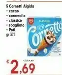 Despar Algida 5 Cornetti Cacao offerta