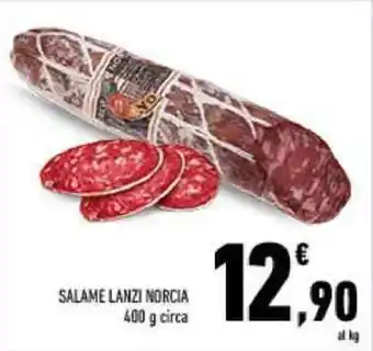 Conad SALAME LANZI NORCIA 400 g circa offerta