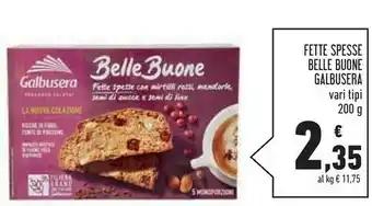 Conad Superstore Galbusera Belle Buone Fette Spesse Con Semi Di Papavero, Girasole, Zucca E Lino 200 G(ml) offerta