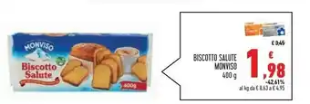 Conad Superstore Monviso Biscotto Salute 400 G offerta