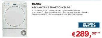 Coop Candy Asciugatrice Smart CS C9LF-S offerta