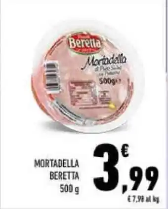 Conad MORTADELLA BERETTA 500 g offerta