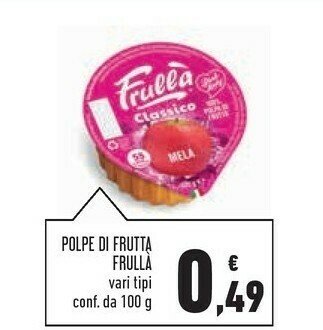 Conad Superstore Frullà Mela Fresca 100% Polpa Di Frutta 100 G(ml) offerta