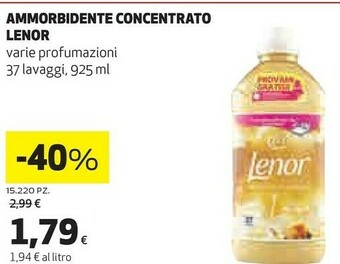 Coop Lenor Ammorbidente Concentrato offerta