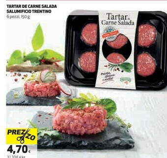 Coop Salumificio trentino Tartar De Carne Salada offerta