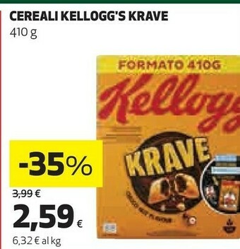 Coop Kellogg's - Krave Dark Choco 410 G(ml) offerta