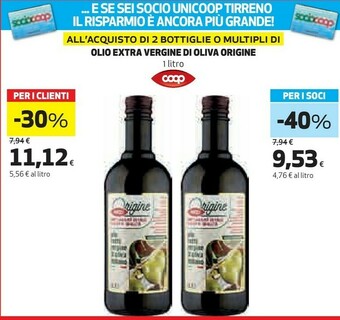 Coop Coop - Olio Extra Vergine Di Oliva Origine 1000 G(ml) offerta