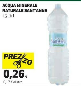 Coop Sant'anna Acqua Minerale Naturale 1500 G(ml) offerta