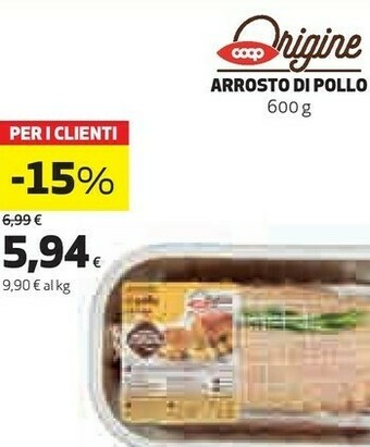 Coop Arrosto Di Pollo offerta