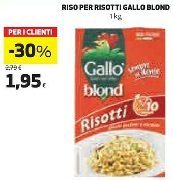Coop Gallo Riso Per Risotti Blond offerta