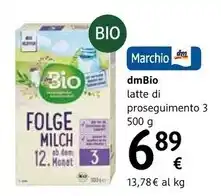 dm drogerie markt Dmbio - latte offerta