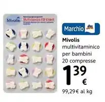 dm drogerie markt Mivolis - multivitaminico per bambini offerta